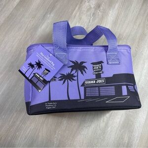 NEW Mini Trader Joe's Purple Insulated Bag Lunch Box with Tags